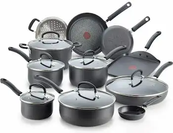 T-fal Ultimate Hard Anodized 17 Piece Cookware Set