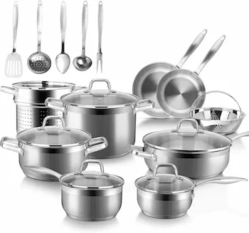 Duxtop Professional Stainless Steel Induction Cookware Set