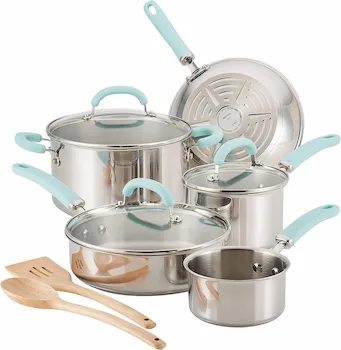 Rachael Ray Create Delicious Stainless Steel Cookware Set
